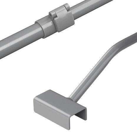 Arceau en metal extensible 100-155 cm pour bache de remorque