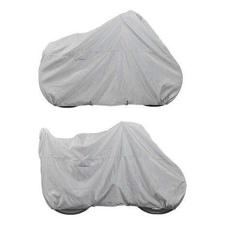 Housse de protection grise pour 1 velo (ripstop)