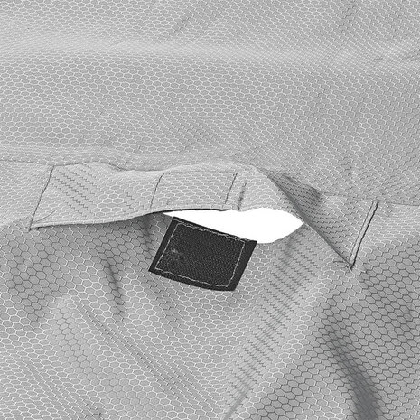 Housse de protection grise pour 1 velo (ripstop)