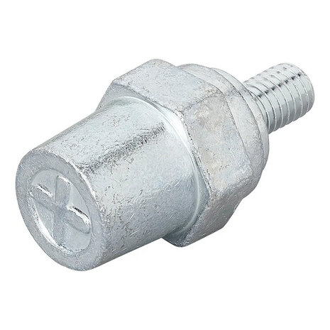 Jeu de bornes de batterie vissables (+) et (-) en zinc M8