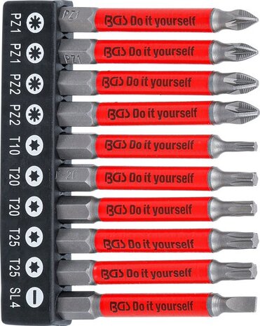 Jeu d’embouts antiderapants magnetiques 70mm 10 pieces