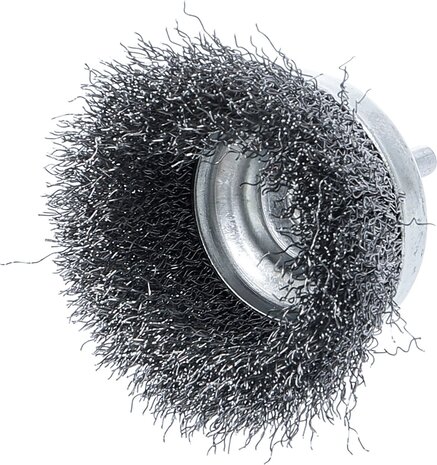 Brosse ronde reception de goupille 6 mm Ø 75 mm
