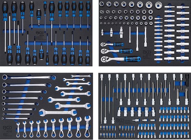 Servante d'atelier 8 tiroirs avec 299 outils