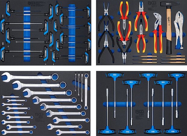 Servante d'atelier 8 tiroirs avec 299 outils