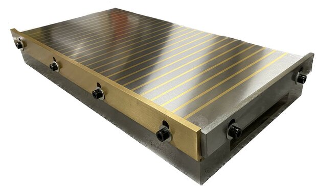 Plateau magnetique permanent de fraisage 300x600