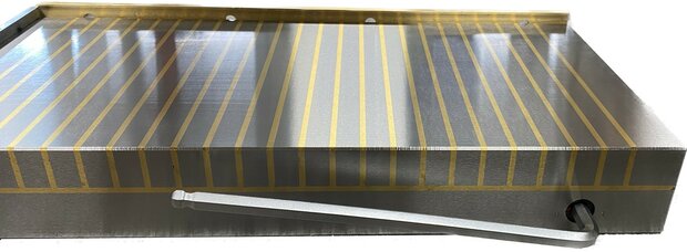 Plateau magnetique permanent de fraisage 300x600