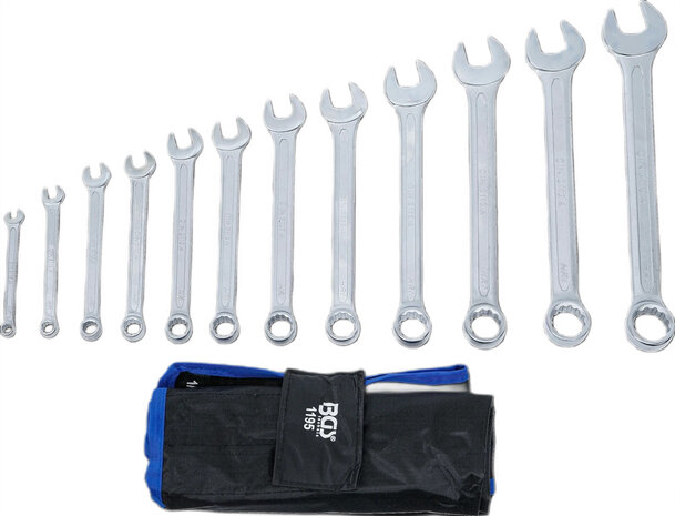 Jeu de cles mixtes en pouce 1/4 - 15/16 12 pieces