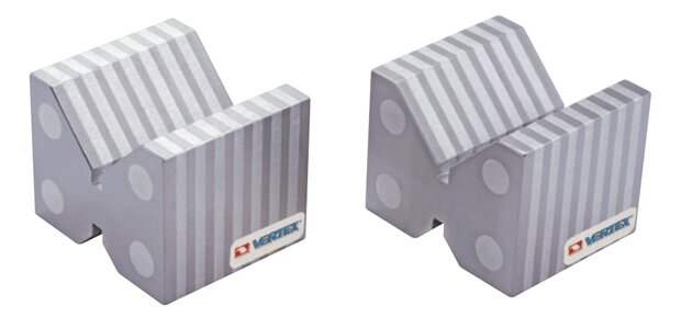 Bloc magnetique de transmission en V 2 pieces