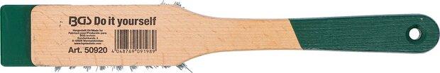 Brosse pour tondeuse a gazon avec grattoir