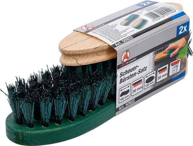 Jeu de brosses a recurer 2 pcs