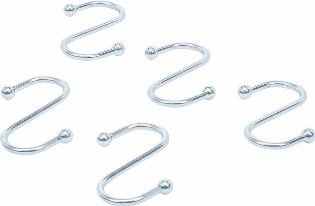 Jeu de crochets en S 75 mm 5 pcs