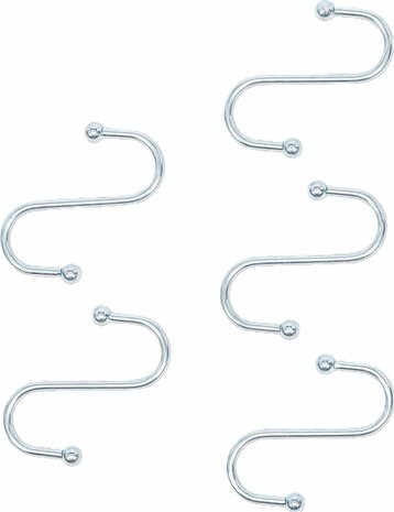 Jeu de crochets en S 75 mm 5 pcs