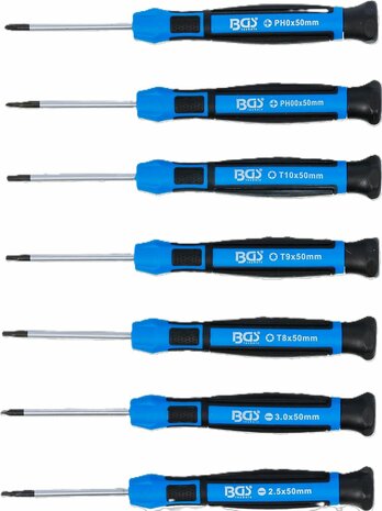 Jeu de tournevis de precision 7 pieces