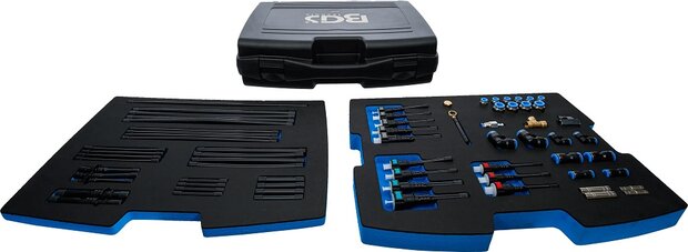 Kit d'adaptateurs et de conduites pour testeur numerique combine de pression et compression art. 63410