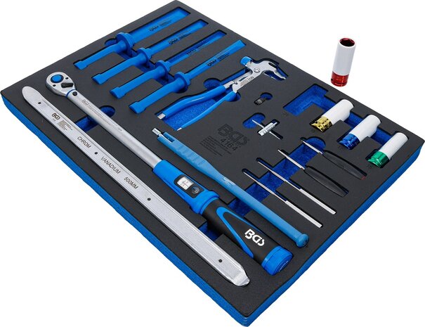 Insert de servante d'atelier 3/3 : Outils speciaux pour le service des pneus 18 pieces