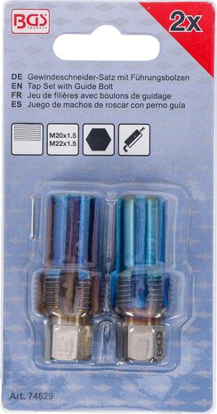 Jeu de filieres avec boulons de guidage pour capteurs 2 pcs