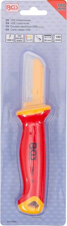 Couteau electricien VDE droite 180 mm