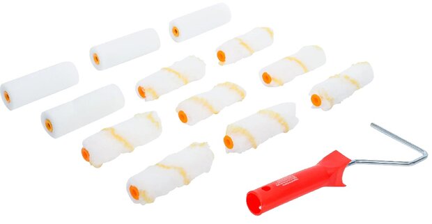 Jeu de rouleaux a peinture 13 pcs