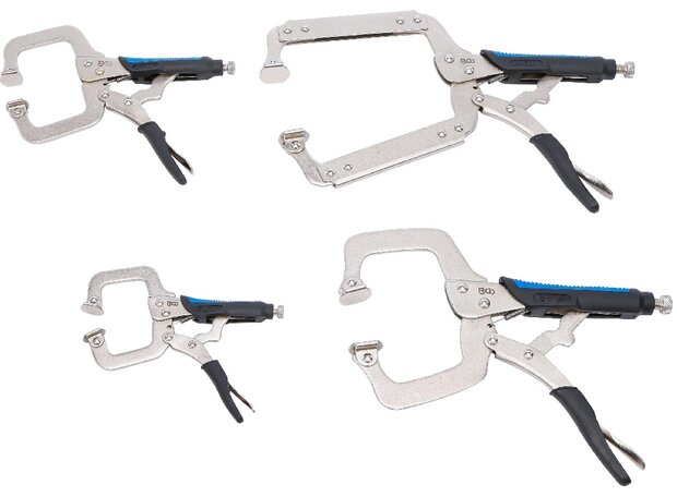 Jeu de pinces etaux de soudeur 4 pcs