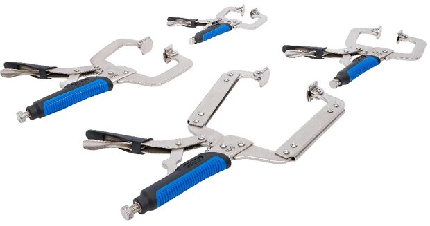 Jeu de pinces etaux de soudeur 4 pcs