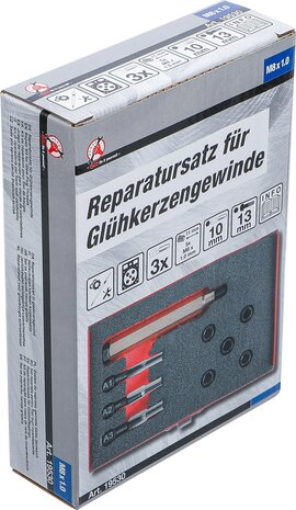 Kit de reparation pour filet de bougie M8 x 1,0