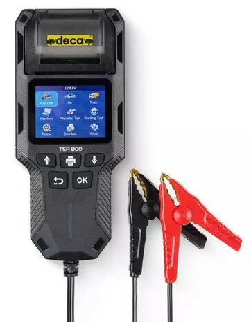 Testeur de batterie 12/24V avec imprimante
