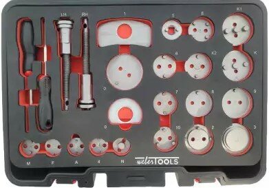 Jeu de retracteurs de pistons de frein 22-pieces