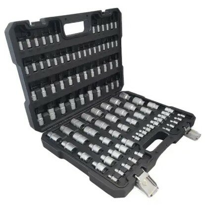 Coffret de douilles Torx 1/4 + 3/8 + 1/2 101 pieces