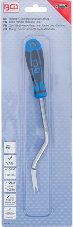 Outil de deverrouillage de poignee de prehension pour VAG