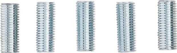 Douilles de reparation de filetages filetages interieurs M6 x 1 / exterieurs M8 x 1 5 pieces