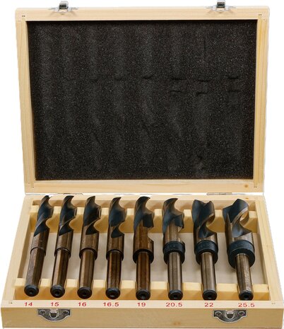 Jeu de meches HSS 14 - 25,5 mm 8 pieces