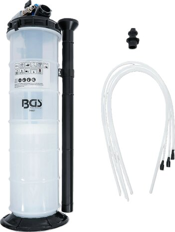 Pompe d&rsquo;aspiration par le vide pneumatique 10 l