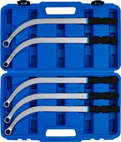 Jeu de cles pour tendeurs de courroies douze pans 13 - 19 mm