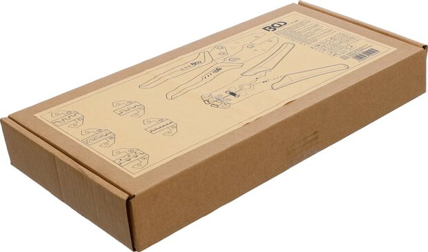 Porte-outils 1/3: Outil a sertir et pinces a denuder 12 pcs