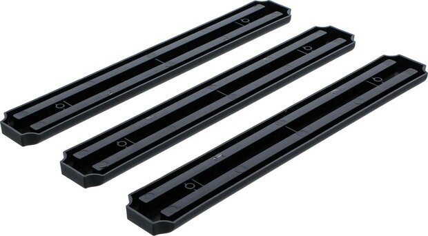 Jeu de barres magnetiques plate 330 mm 3 pieces