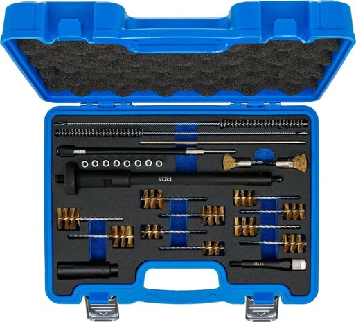 Kit de nettoyage de siege et compartiment d&rsquo;injecteur 27 pieces