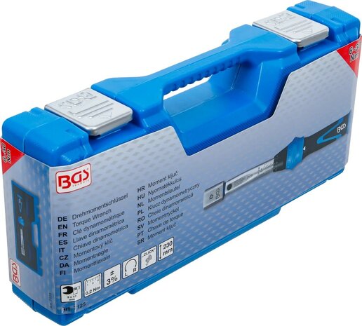 Cle dynamometrique pour outils enfichables de 9 x 12 mm