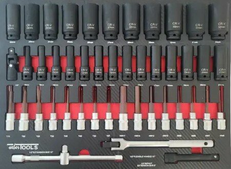 Servante d'atelier Deluxe avec outils &ndash; 290 pieces