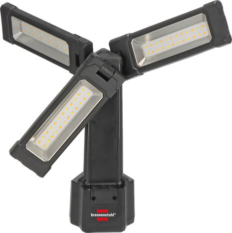 Lampe de chantier LED rechargeable avec trepied, 2500 lm, IP65