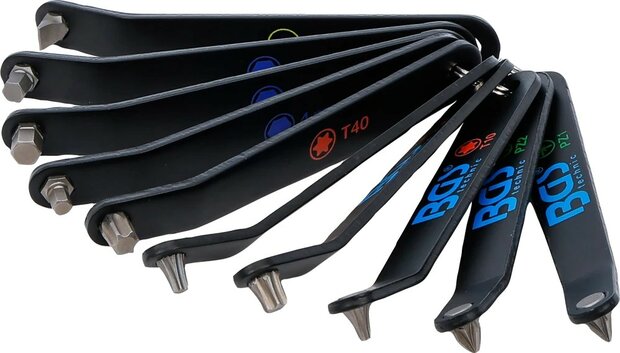 Tournevis a embouts speciaux ultra plat 10-piece