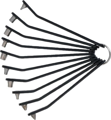 Tournevis a embouts speciaux ultra plat 10-piece