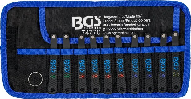 Tournevis a embouts speciaux ultra plat 10-piece