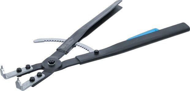 Pince pour circlips coud&eacute;e pour circlips int&eacute;rieurs 500 mm