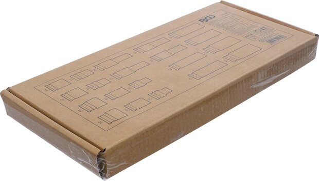 Plateau d'outils 1/3: Ensemble d'etancheite a 20 pieces 10-24 mm