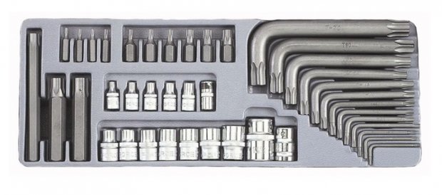 Coffret de 41 embouts Torx