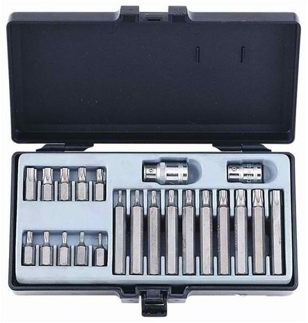 Coffret de 22 embouts Torx perce