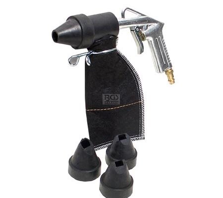 Pistolet de sablage a air comprime avec accessoires