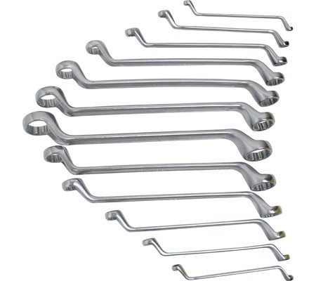 Jeu de cles a il doubles coudees 6 - 32 mm 12 pieces