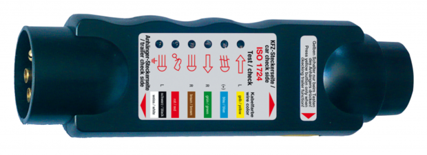 Testeur electricite remorque et vehicule tracteur