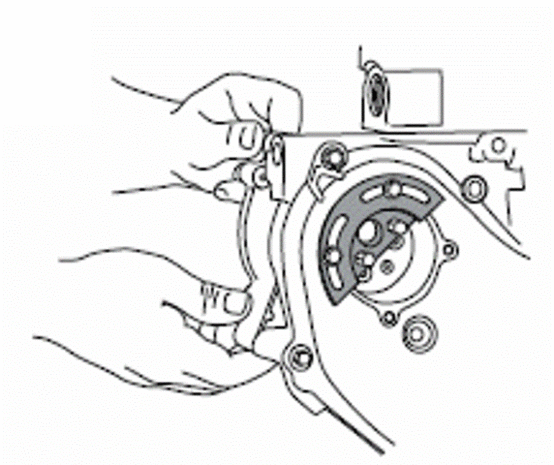 Outil de blocage de pompe a eau pour moteurs Opel Ecotec